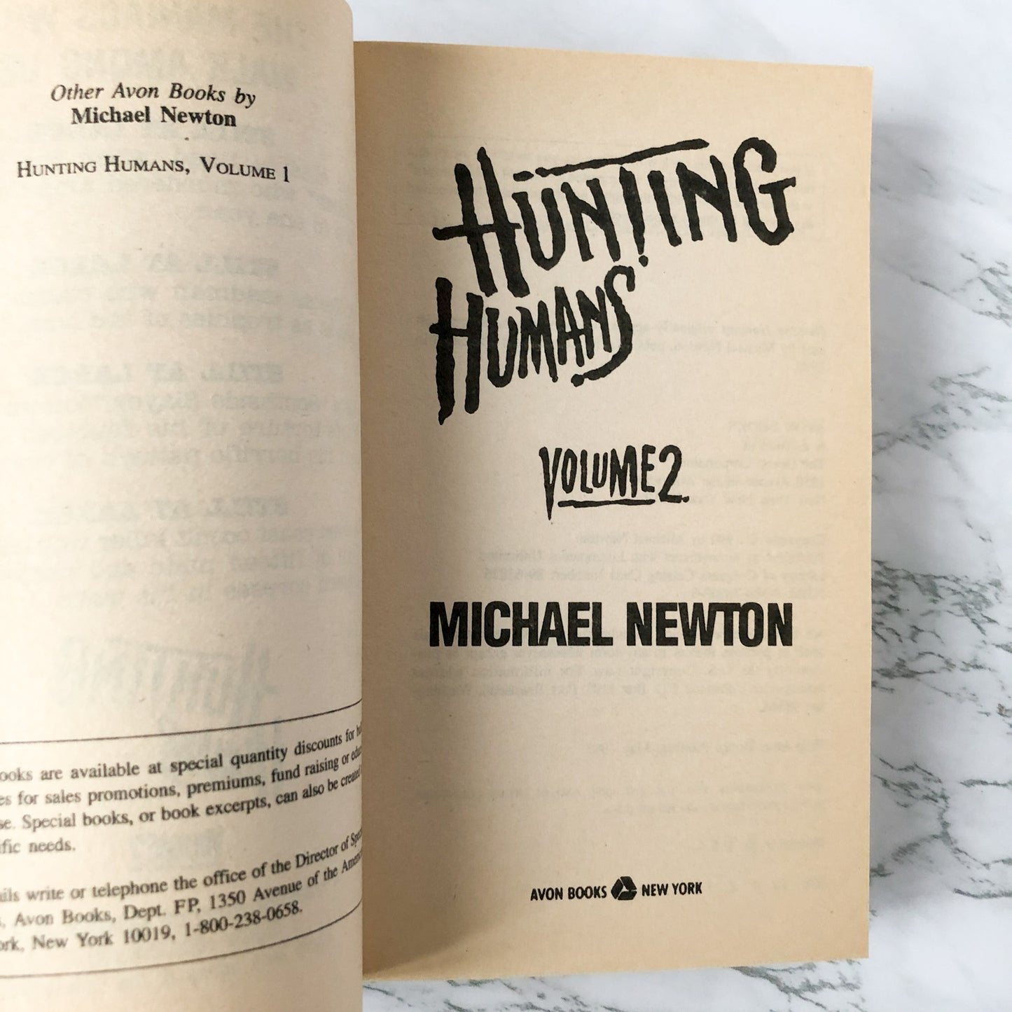 Hunting Humans: The Encyclopedia of Serial Killers, Vol. 2 by Michael Newton [1993 PAPERBACK] - Bookshop Apocalypse