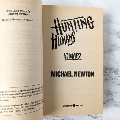 Hunting Humans: The Encyclopedia of Serial Killers, Vol. 2 by Michael Newton [1993 PAPERBACK] - Bookshop Apocalypse