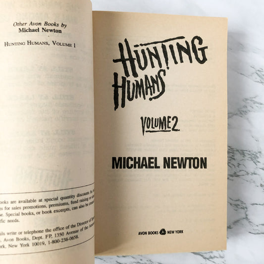 Hunting Humans: The Encyclopedia of Serial Killers, Vol. 2 by Michael Newton [1993 PAPERBACK] - Bookshop Apocalypse