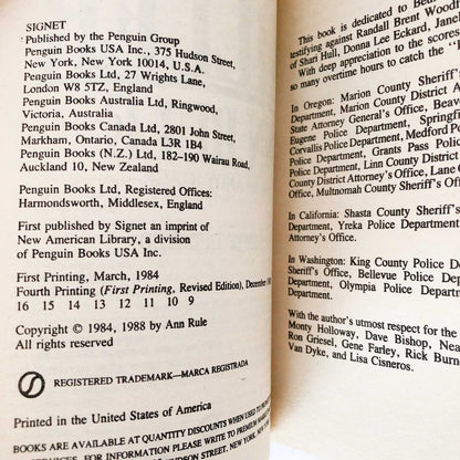 The I-5 Killer by Ann Rule [REVISED PAPERBACK / 1988]