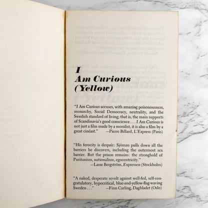 I Am Curious (Yellow) by Vilgot Sjöman [FIRST EDITION / 1968]