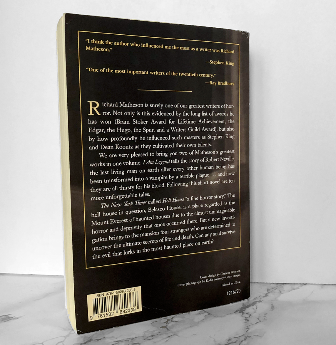 I Am Legend & Hell House: Two Novels by Richard Matheson [TRADE PAPERBACK / 2006]