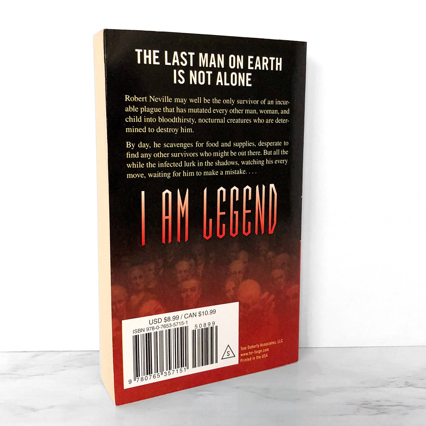 I am Legend by Richard Matheson [2007 TOR PAPERBACK]