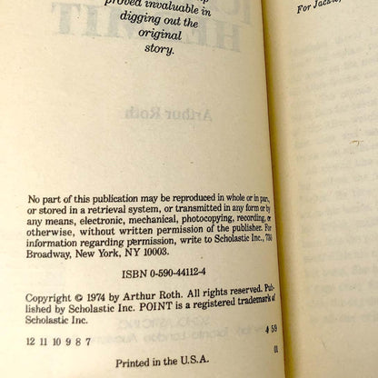 The Iceberg Hermit by Arthur J. Roth [1989 POINT PAPERBACK]