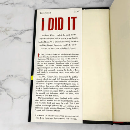 If I Did It: Confessions of the Killer by O.J. Simpson [FIRST EDITION • FIRST PRINTING] 2007