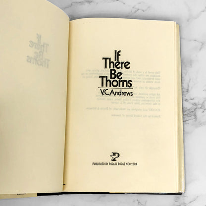 If There Be Thorns by V.C. Andrews [1981 HARDCOVER]