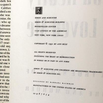 If You Really Loved Me: A True Story of Desire & Murder by Ann Rule [FIRST EDITION] 1991 • Simon & Schuster
