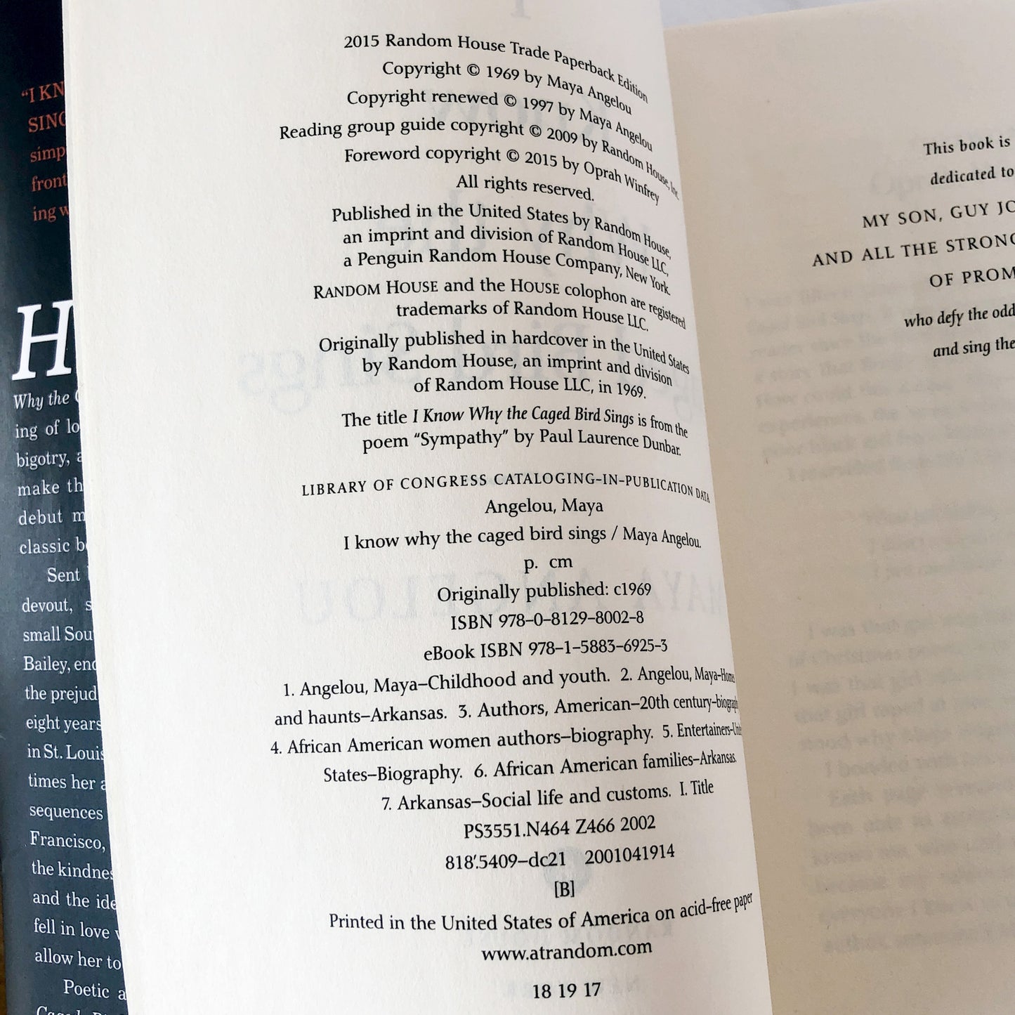 I Know Why the Caged Bird Sings by Maya Angelou [DELUXE TRADE PAPERBACK]