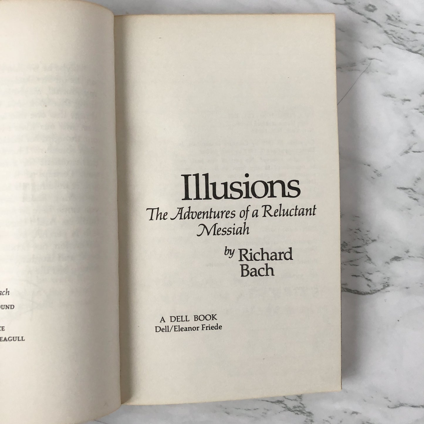 Illusions: The Adventures of Reluctant Messiah by Richard Bach [1979 PAPERBACK] - Bookshop Apocalypse