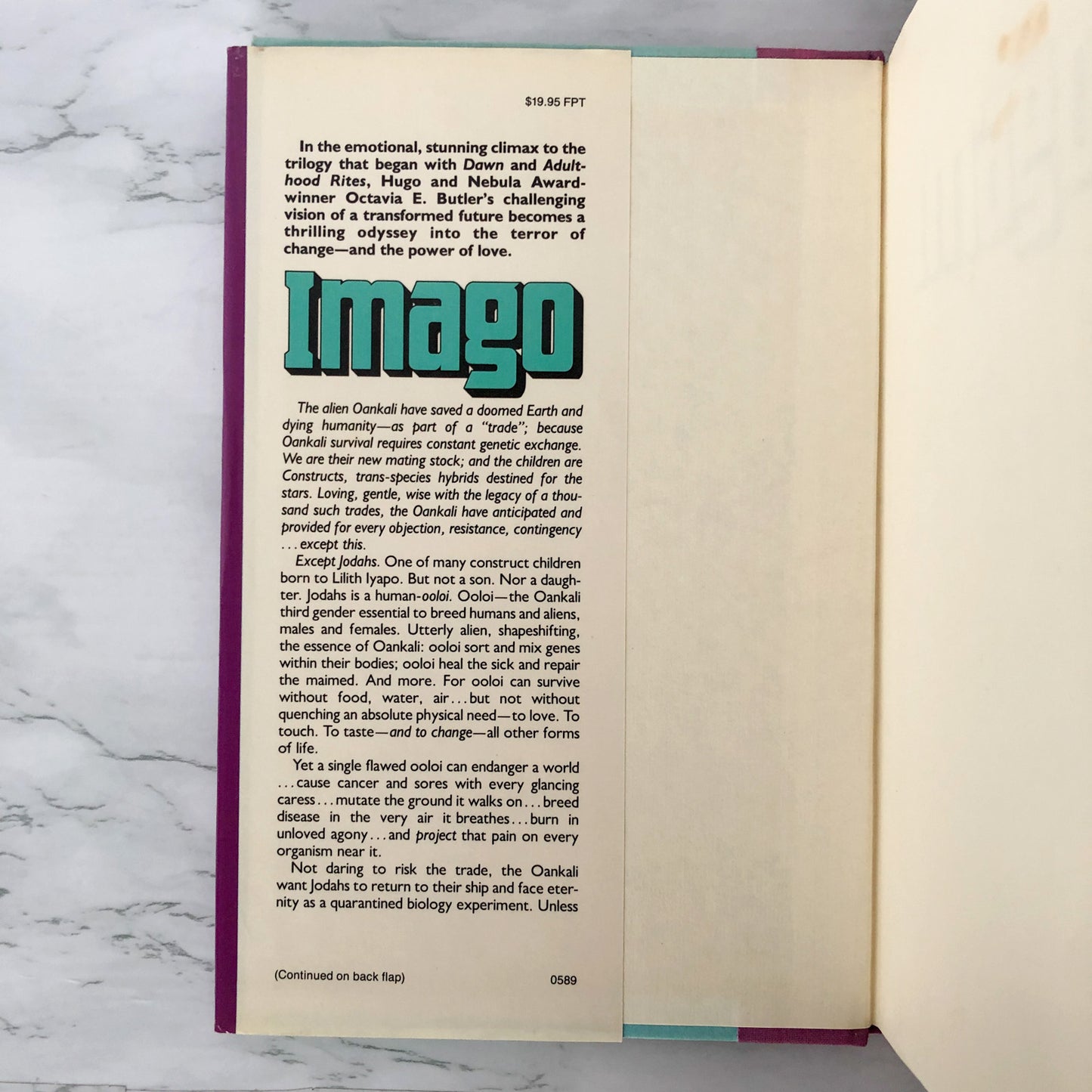 Imago by Octavia E. Butler [FIRST EDITION / FIRST PRINTING]