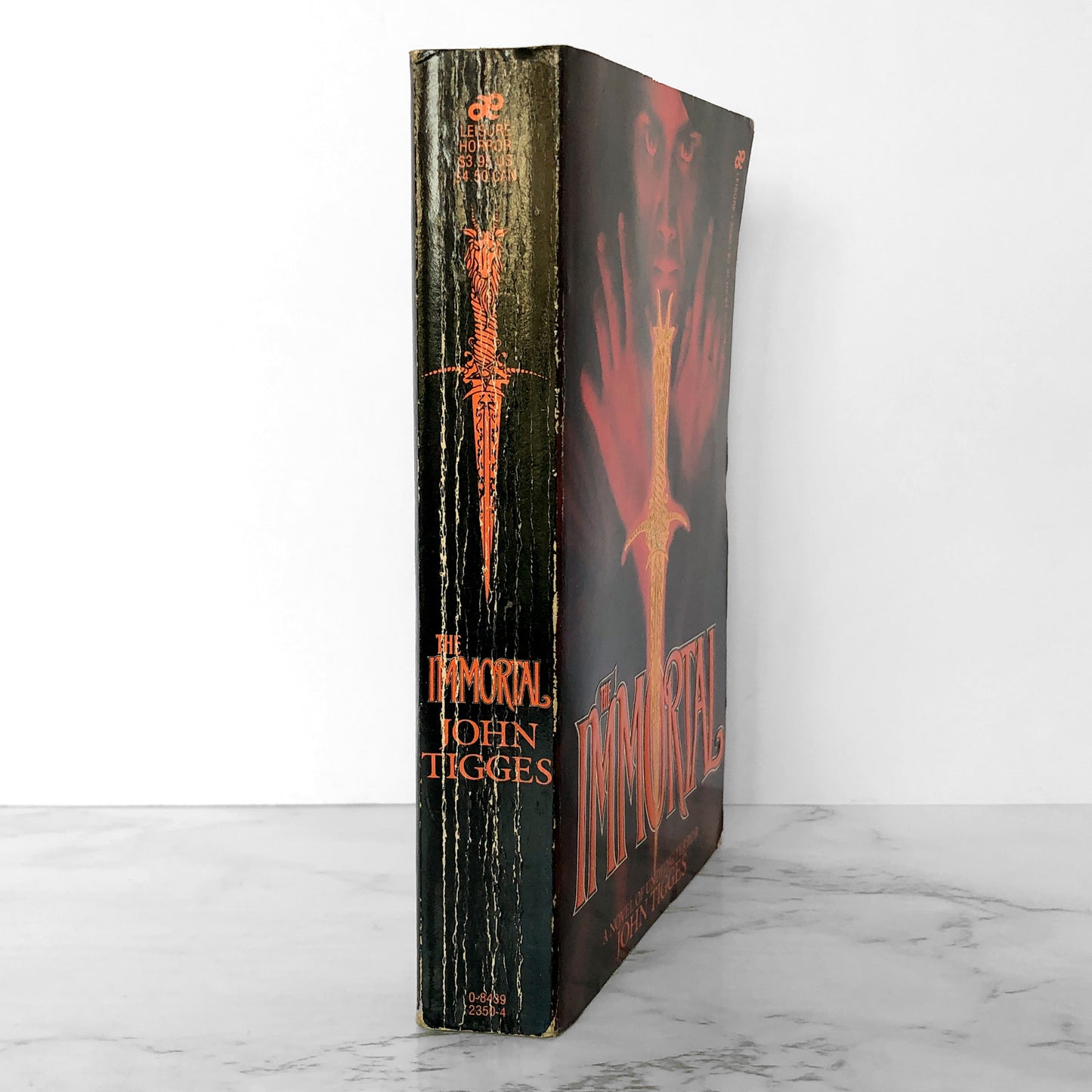 The Immortal by John Tigges [FIRST EDITION / 1986] Leisure Horror