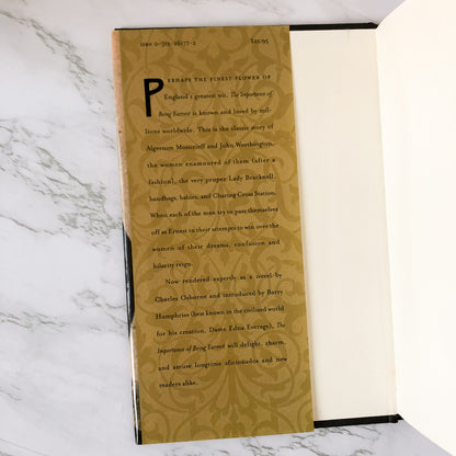 The Importance of Being Earnest: A Trivial Novel for Serious People by Charles Osborne / Oscar Wilde [FIRST EDITION] - Bookshop Apocalypse
