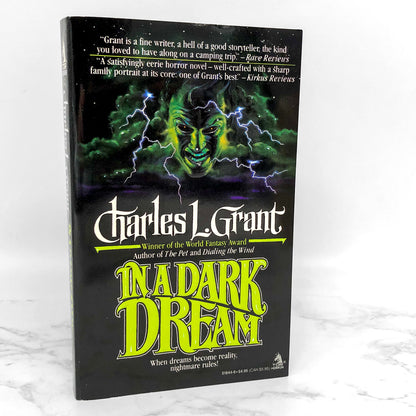 In a Dark Dream by Charles L. Grant [FIRST PAPERBACK PRINTING] 1990 • TOR Horror