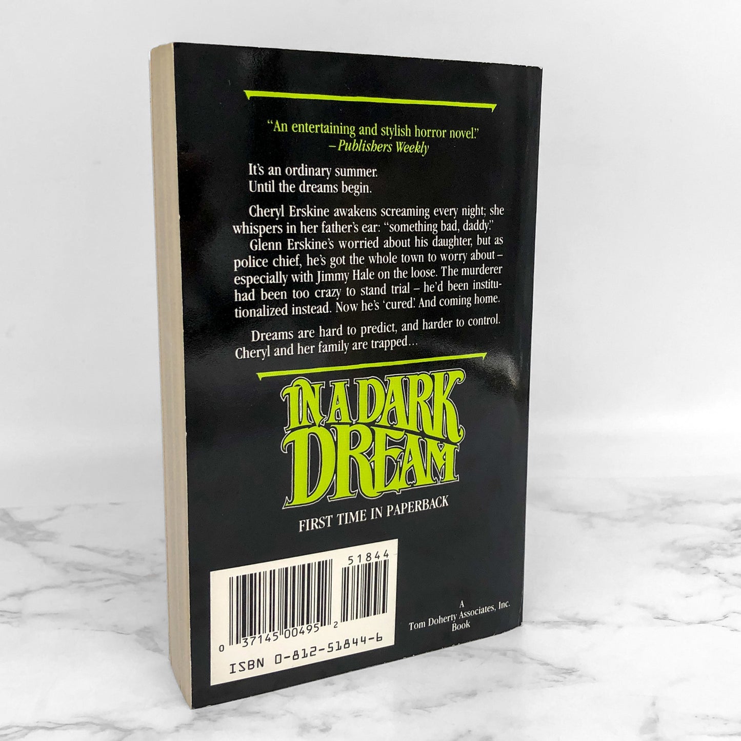 In a Dark Dream by Charles L. Grant [FIRST PAPERBACK PRINTING] 1990 • TOR Horror