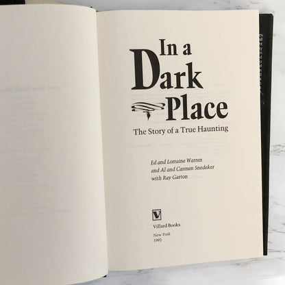 In A Dark Place by Ed and Lorraine Warren SIGNED! [FIRST EDITION]