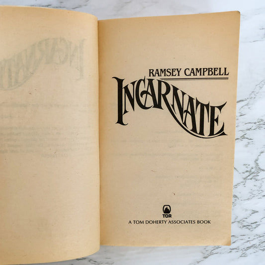 Incarnate by Ramsey Campbell [1984 FIRST PAPERBACK PRINTING]