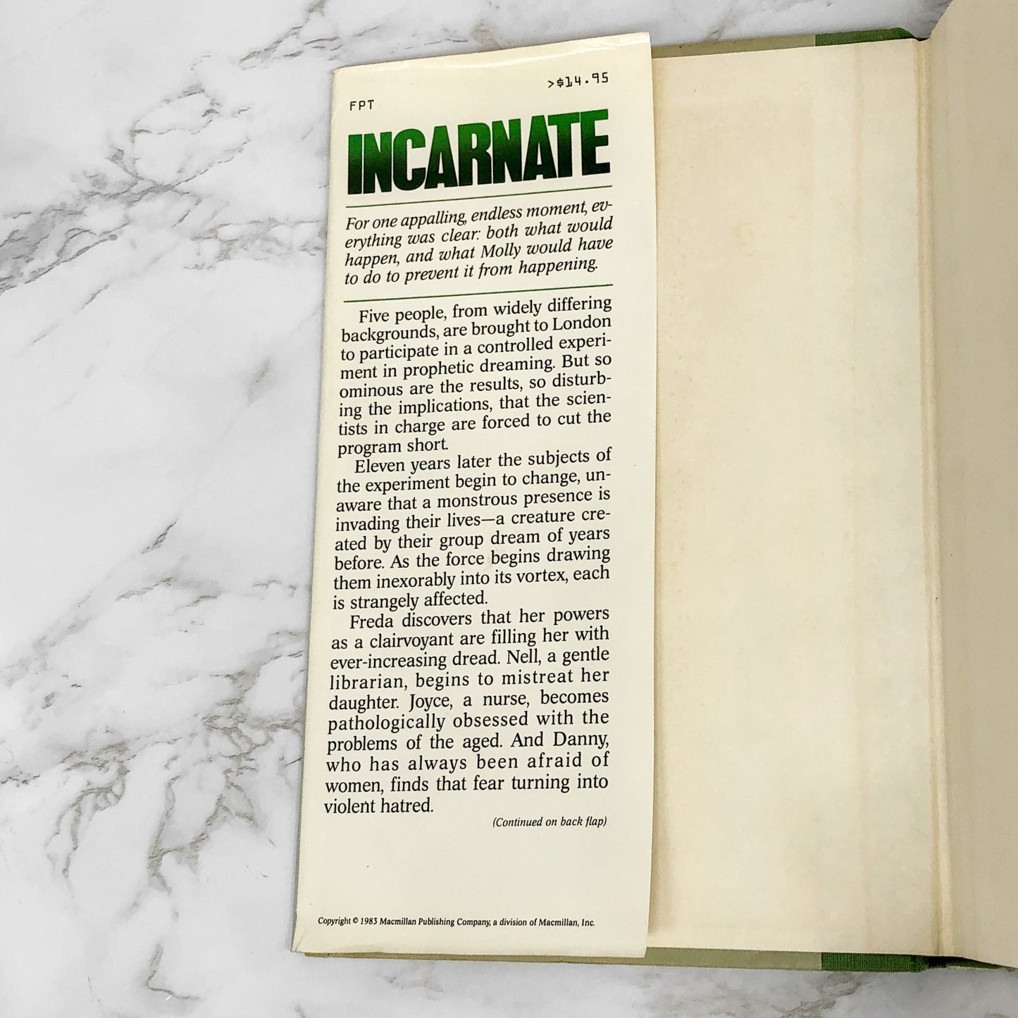 Incarnate by Ramsey Campbell [FIRST EDITION / FIRST PRINTING] 1983
