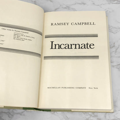 Incarnate by Ramsey Campbell [FIRST EDITION / FIRST PRINTING] 1983