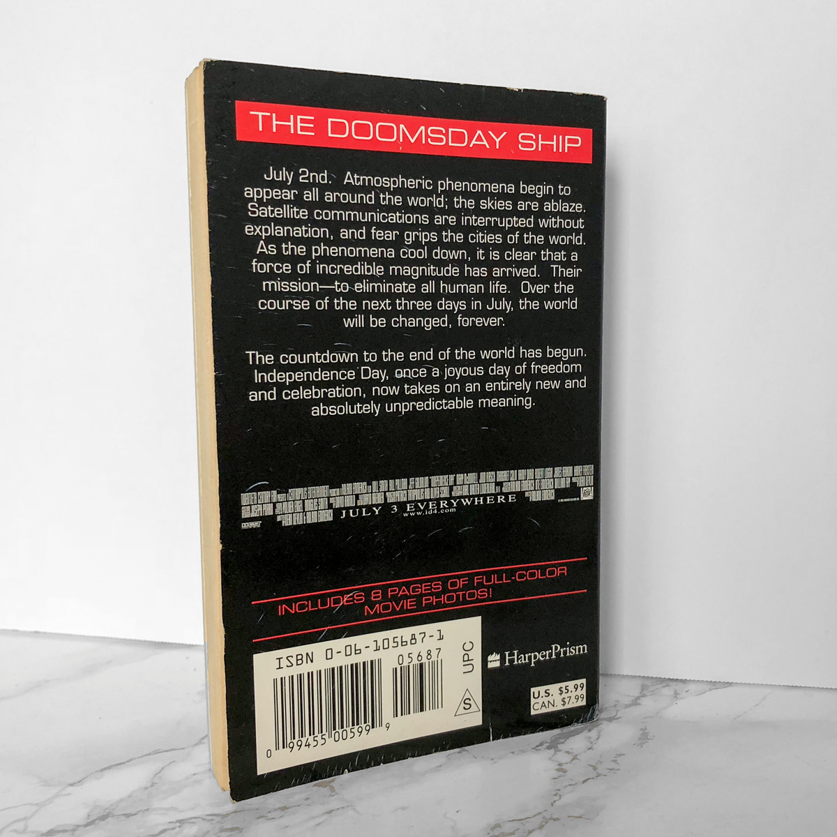 Independence Day by Dean Devlin & Roland Emerich [MOVIE TIE-IN PAPERBACK] - Bookshop Apocalypse