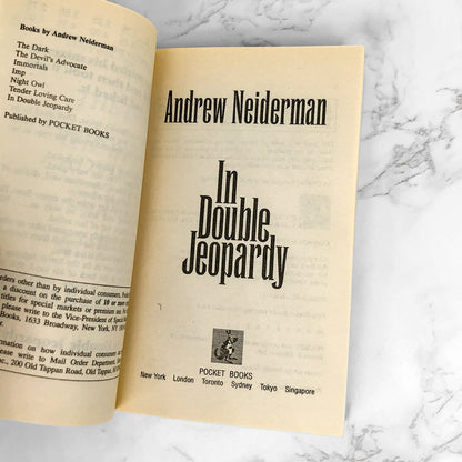 In Double Jeopardy by Andrew Neiderman [FIRST EDITION] 1998