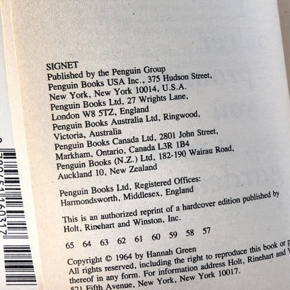 I Never Promised You a Rose Garden by Joanne Greenberg [1977 PAPERBACK]