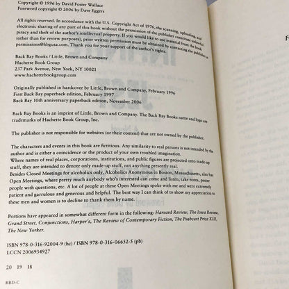 Infinite Jest by David Foster Wallace [2006 TRADE PAPERBACK]