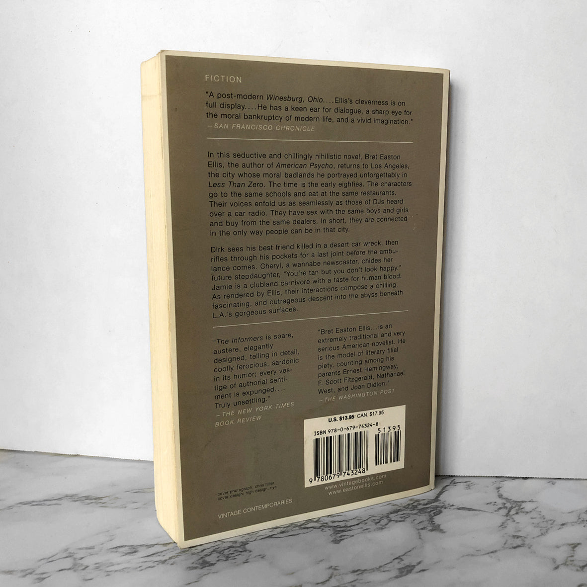 The Informers by Bret Easton Ellis [TRADE PAPERBACK / 1995] - Bookshop Apocalypse