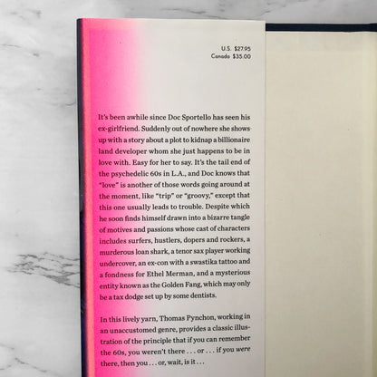 Inherent Vice by Thomas Pynchon [FIRST EDITION / FIRST PRINTING]