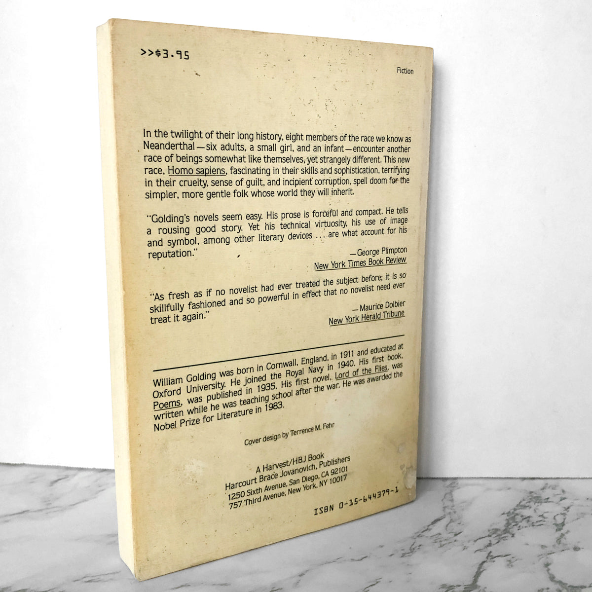 The Inheritors by William Golding [1983 TRADE PAPERBACK] - Bookshop Apocalypse