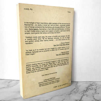 The Inheritors by William Golding [1983 TRADE PAPERBACK] - Bookshop Apocalypse