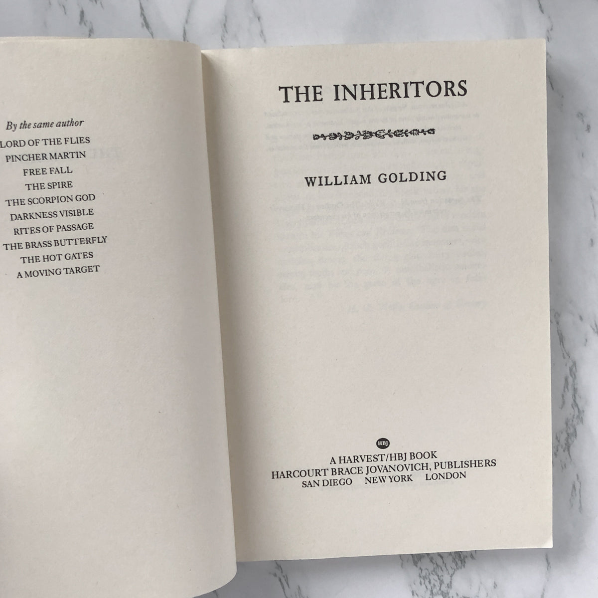 The Inheritors by William Golding [1983 TRADE PAPERBACK] - Bookshop Apocalypse