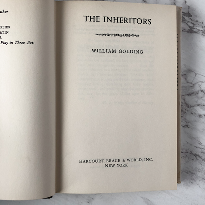 The Inheritors by William Golding [FIRST EDITION / 1955] - Bookshop Apocalypse