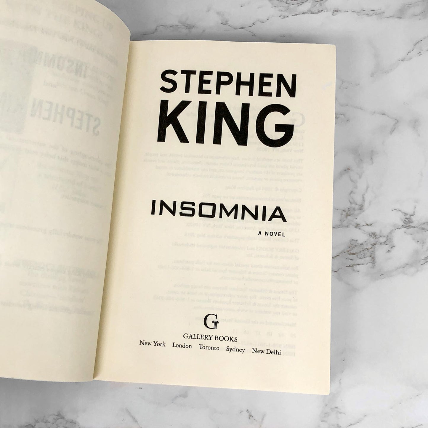 Insomnia by Stephen King [DELUXE TRADE PAPERBACK]