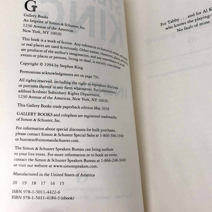 Insomnia by Stephen King [DELUXE TRADE PAPERBACK]