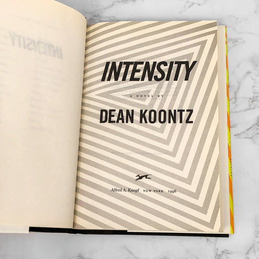 Intensity by Dean Koontz [1995 HARDCOVER] • BCE