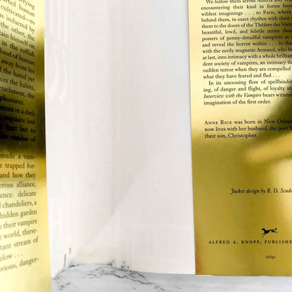 Interview With the Vampire by Anne Rice [FIRST EDITION]