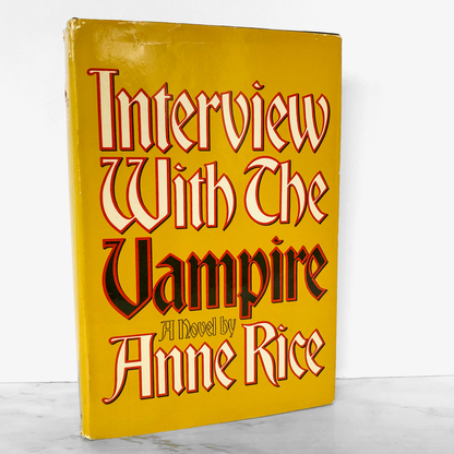 Interview With the Vampire by Anne Rice [FIRST BOOK CLUB EDITION / 1976]