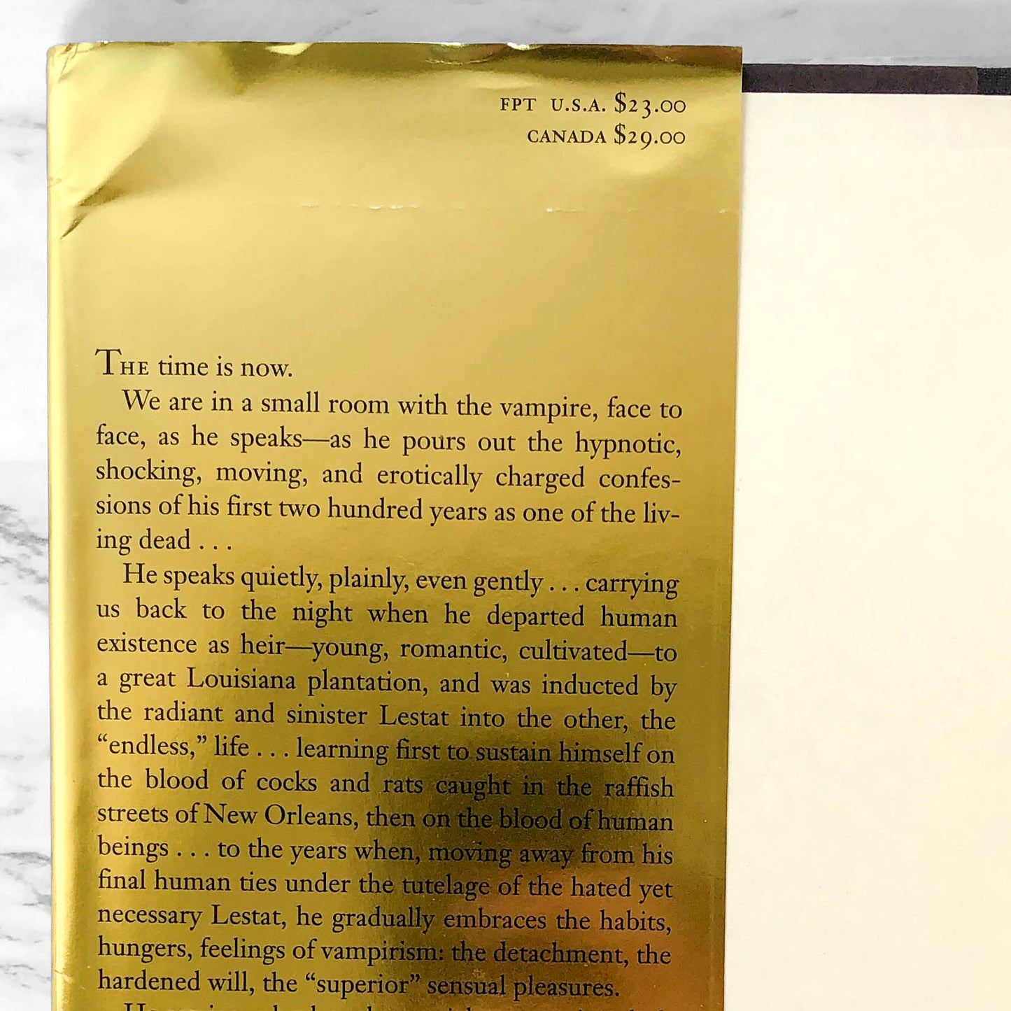 Interview With the Vampire by Anne Rice [FIRST EDITION]