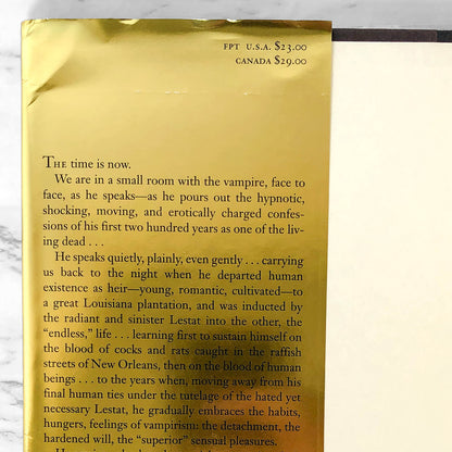Interview With the Vampire by Anne Rice [FIRST EDITION]