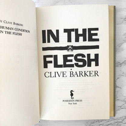 In the Flesh by Clive Barker [FIRST EDITION / FIRST PRINTING] 1986