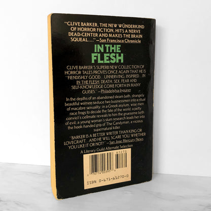 In the Flesh by Clive Barker [FIRST PAPERBACK PRINTING] 1988