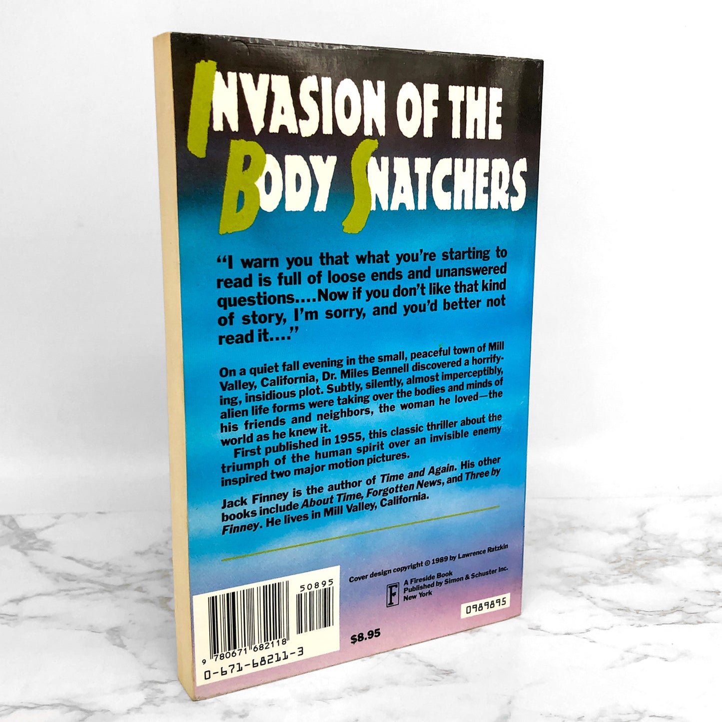 Invasion of the Body Snatchers by Jack Finney [1989 TRADE PAPERBACK] • Fireside Books