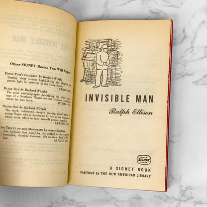 Invisible Man by Ralph Ellison [1952 PAPERBACK] 12th Printing • Vintage Intl.