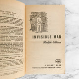 Invisible Man by Ralph Ellison [1952 PAPERBACK]