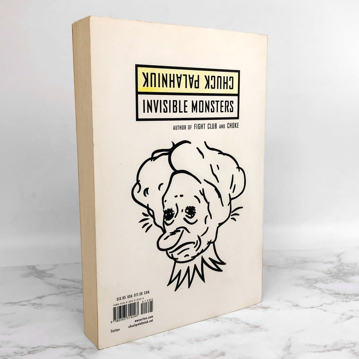Invisible Monsters by Chuck Palahniuk [2nd EDITION PAPERBACK] 1999