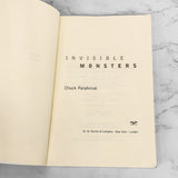 Invisible Monsters by Chuck Palahniuk [FIRST EDITION] 1999 • W.W. Norton