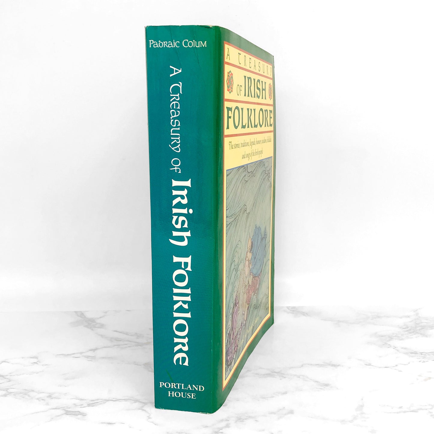 A Treasury of Irish Folklore edited by Padraic Colum [1982 TRADE PAPERBACK]