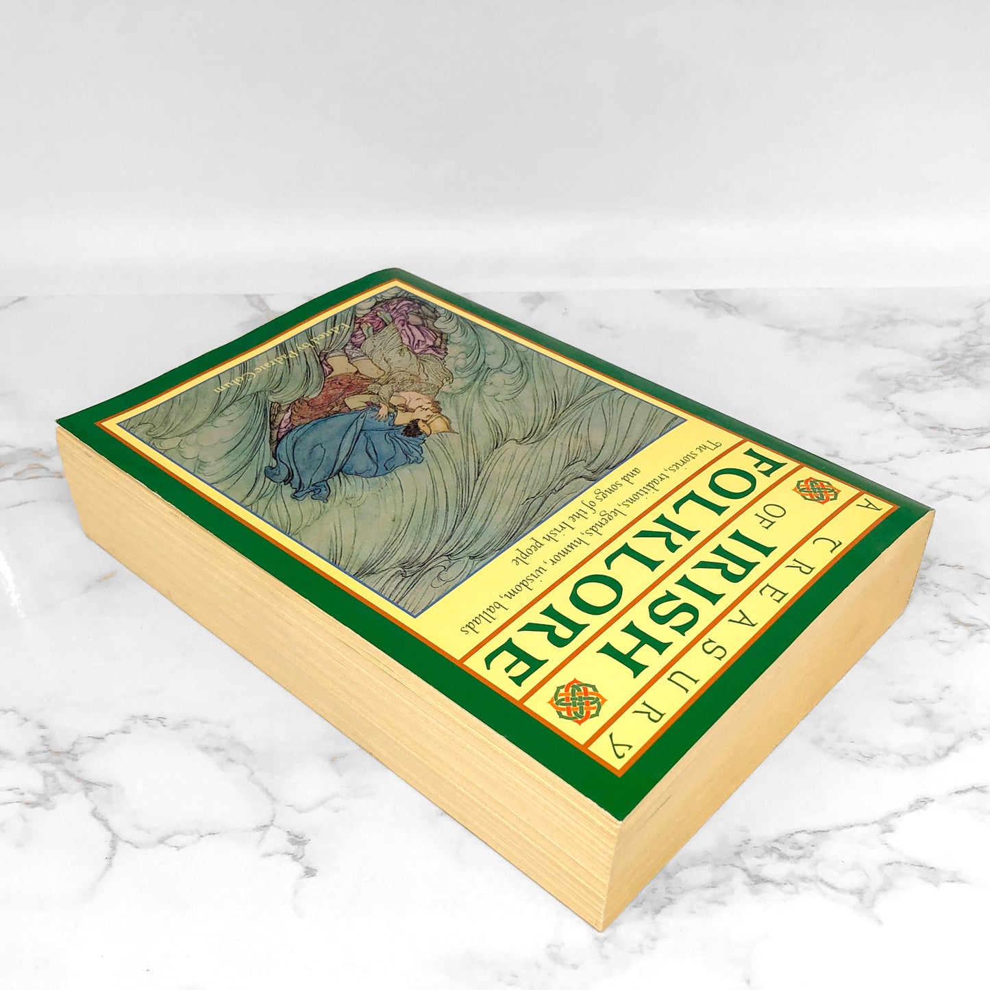 A Treasury of Irish Folklore edited by Padraic Colum [1982 TRADE PAPERBACK]