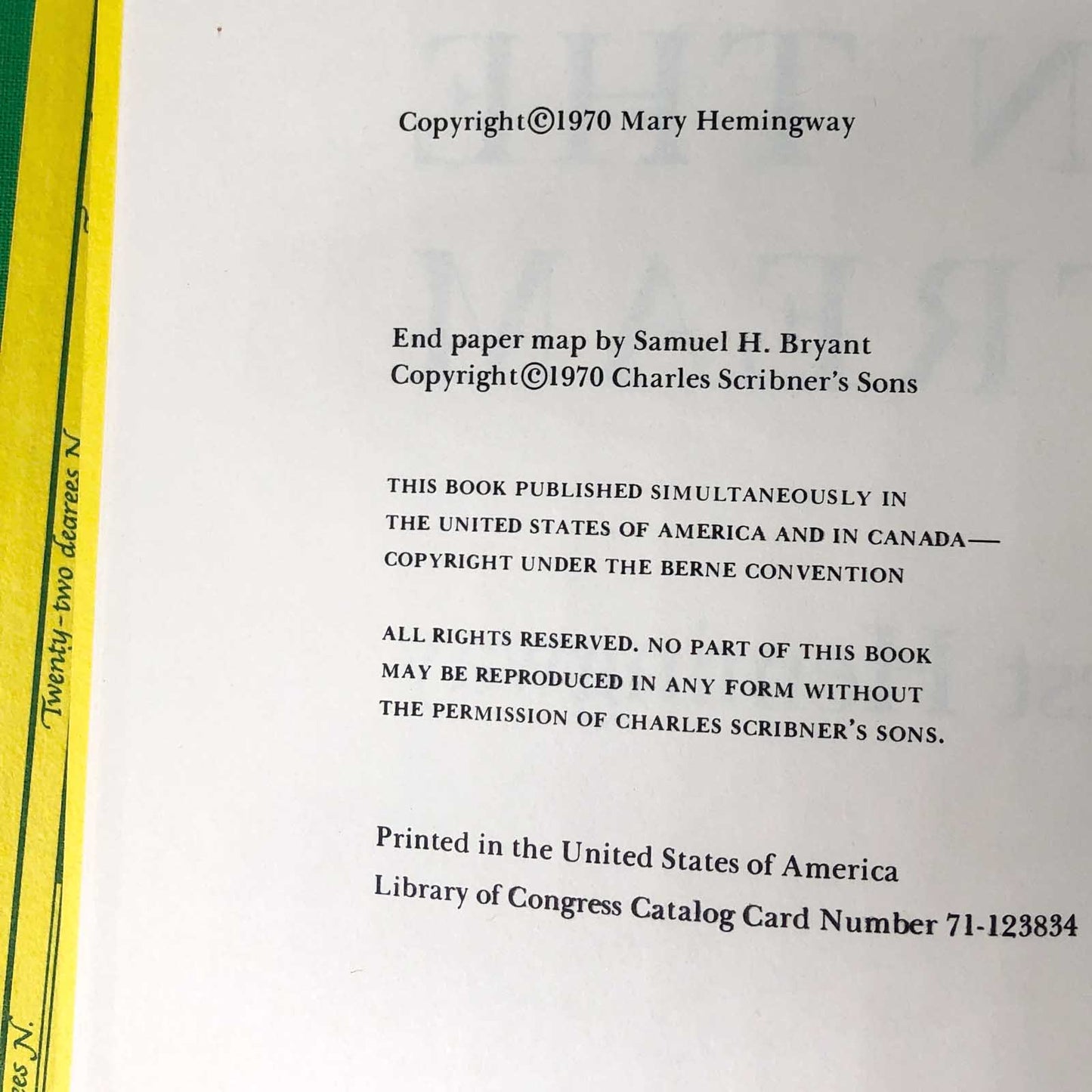 Islands in the Stream by Ernest Hemingway [1970 HARDCOVER]