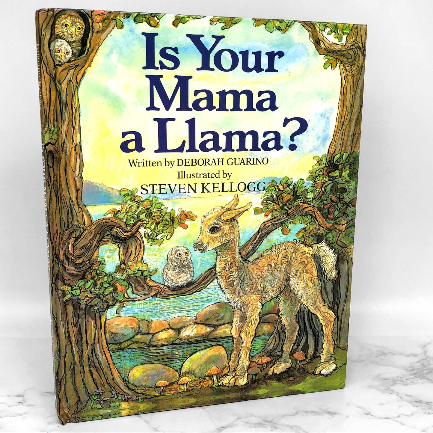 Is Your Mama a Llama? by Deborah Guarino & Steven Kellogg [FIRST EDITION] 1989 • Hardcover